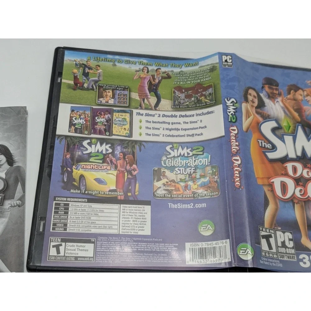 Sims‎ 2: Double Deluxe (PC: Windows, 2008) With Expansions
